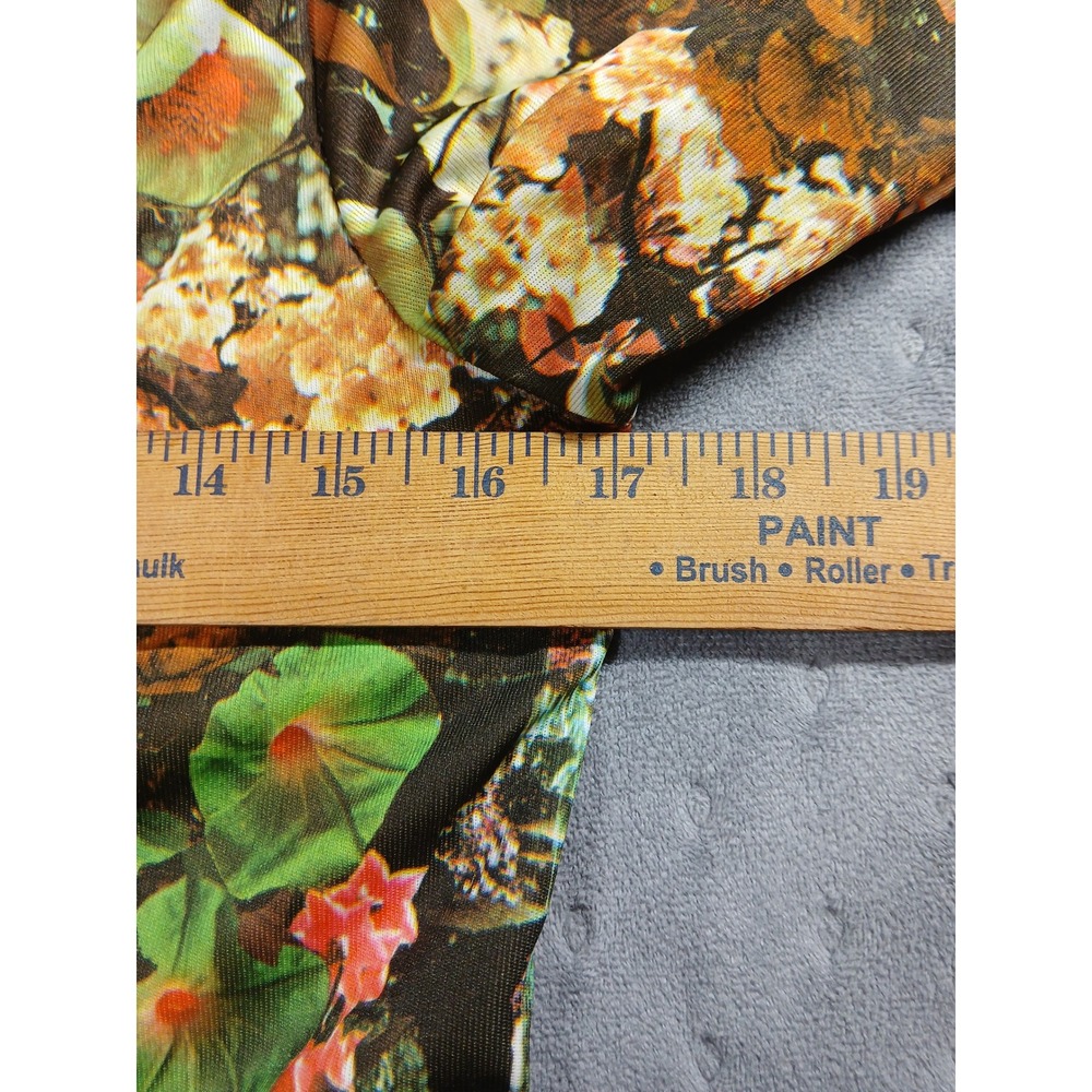Vintage Donovan-Galvani of Dallas Floral Garden Hippie Button Down Shirt 70s - Picture 5 of 7